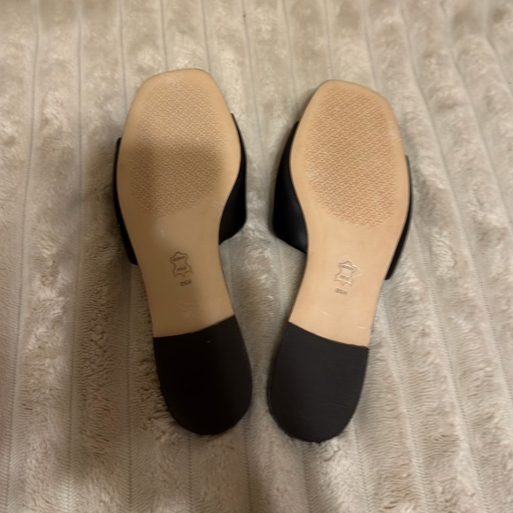 Tory Burch Eleanor Slide Perfect Black / Gold Women’s Size 8.5 - Picture 6 of 6